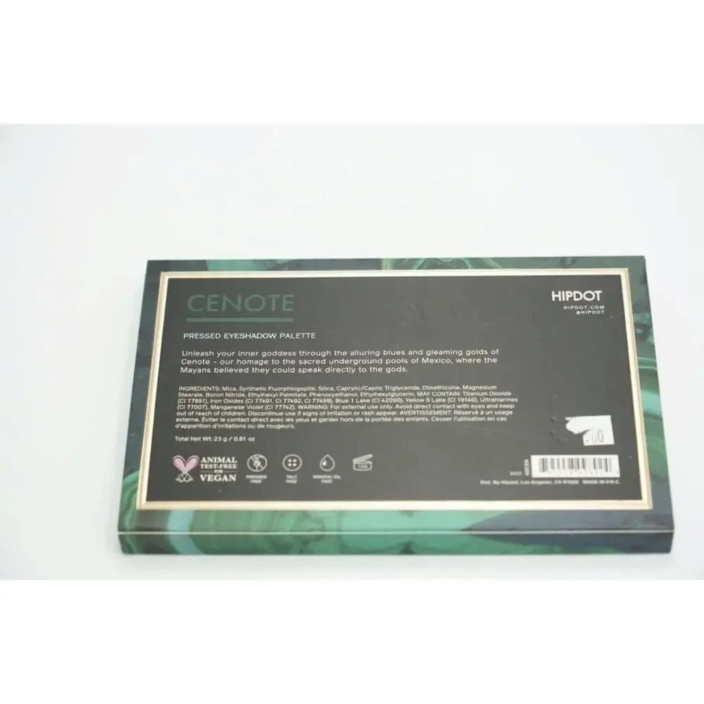 Hipdot Cosmetics Cenote‎ Pressed Eyeshadow Palette NEW